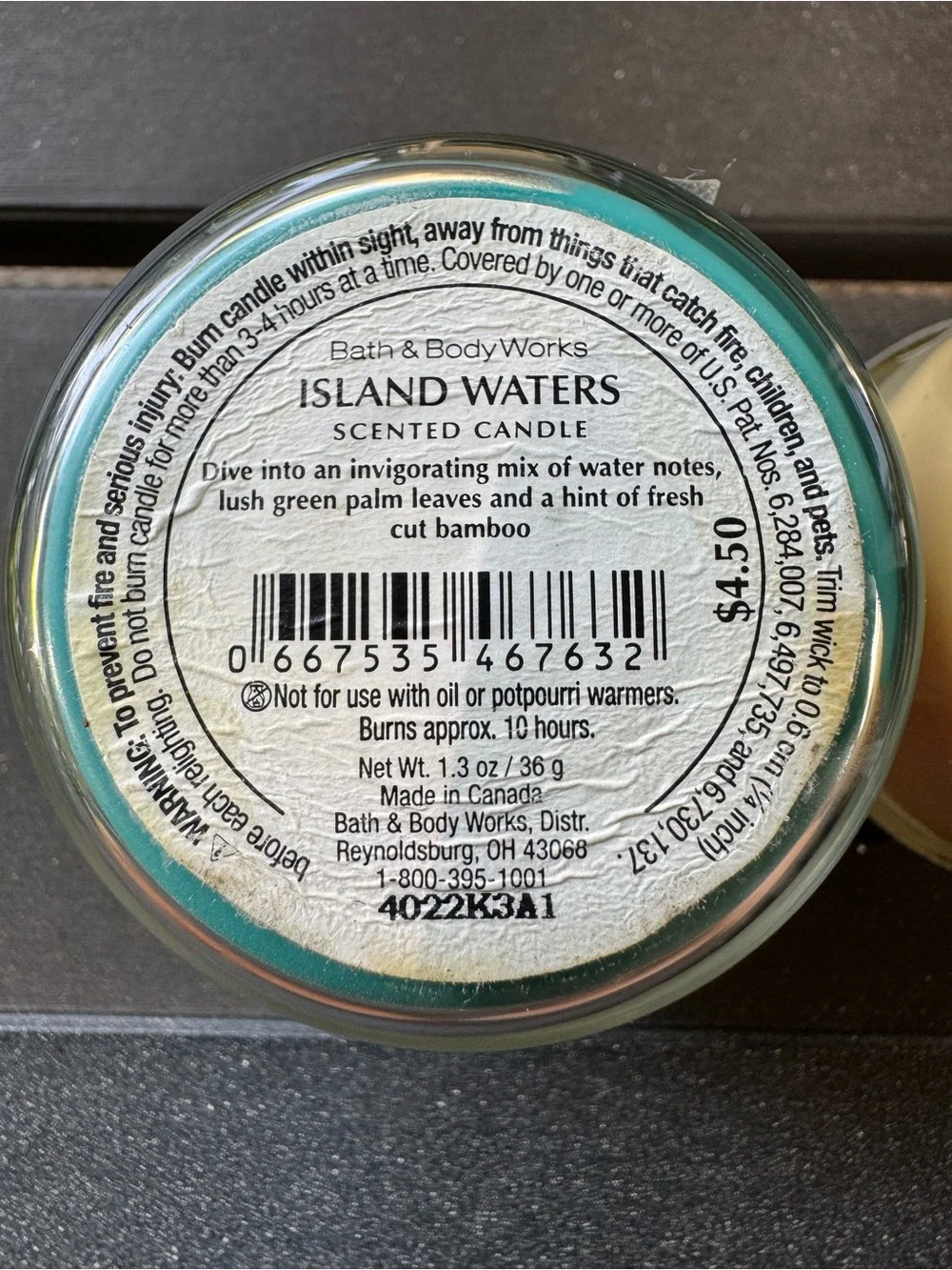 Bath & Body Works Mini Island Waters & Honeysuckle Bouquet 2014 Candle Duo - Picture 4 of 15